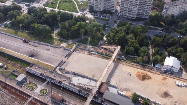 Строительство Юго-Восточной хорды. Дублёр Люблинской улицы в Печатниках. смотреть онлайн