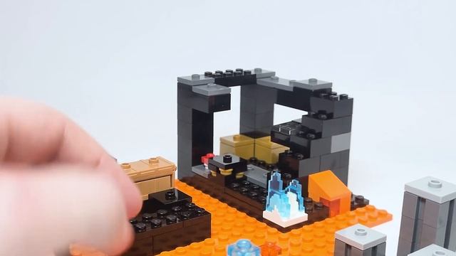 LEGO Minecraft the Nether Bastion (21185) - 2022 Set Review смотреть онлайн