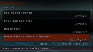 Tekken 5 Dark Resurrection Paul Phoenix Command List