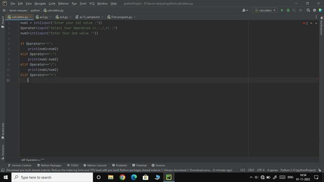 How to Build a Simple Calculator in Python - Step by Step 1 || Programming || Coding ||