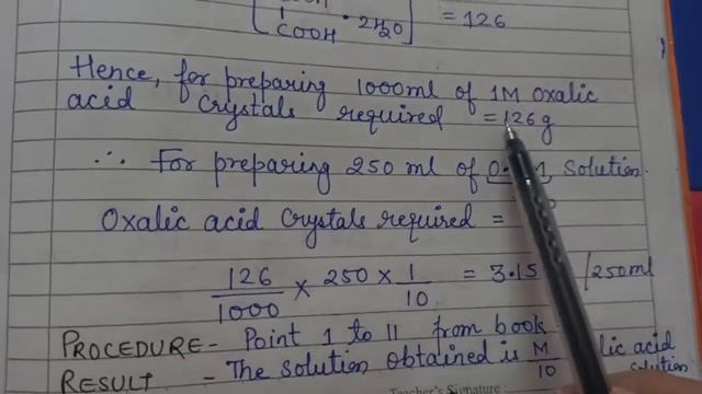To prepare 250 ml M/10 Oxalic acid solution смотреть онлайн