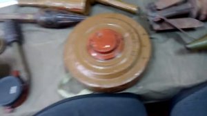 Советский миноискатель ИМП-1 и щуп сапера.