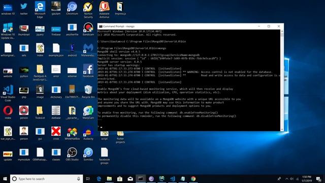 MongoDB Tutorial for Beginners 2019 Part-1 Installing MongoDB on Windows 10