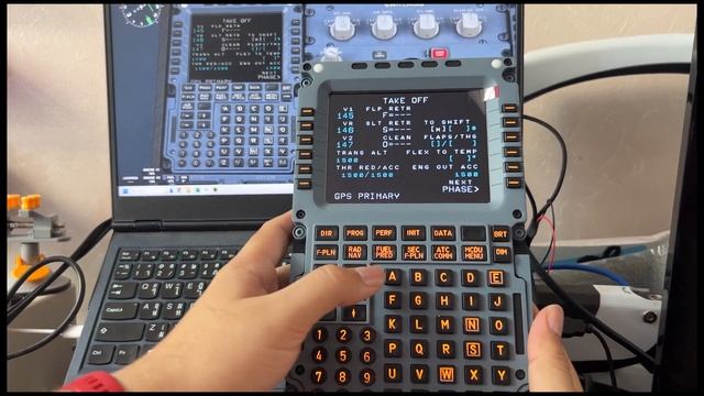 JavaSimulator A320 MCDU test with MSFS2020 + Fenix Simulations add-on смотреть онлайн