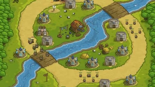 Kingdom Rush - Heroic Challenge - NORMAL - Level 4 - Twin Rivers