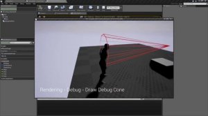 Draw Debug Cone in Unreal Engine 4