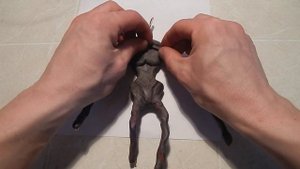 Сиреноголовый монстр, лепим из пластилина + его история