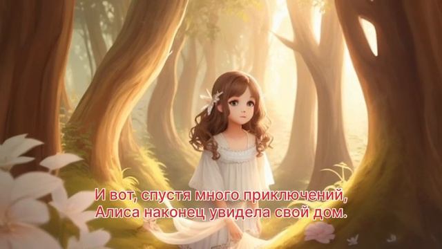 История о девочке, которая потерялась в сказочном лесу