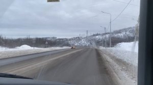 ?Маршрут автобуса №105 МУРМАНСК-СЕВЕРОМОРСК. Заполярье. Закрытый город. 19 ноября 2019 год