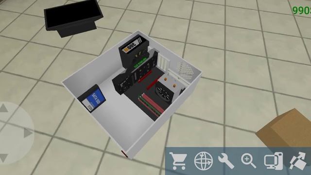 как собрать компьютер в игре | PC Simulator смотреть онлайн