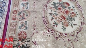 KARPAKS EXTRACT и KARPAKS RINSE пробуем почистить ковровые изделия.