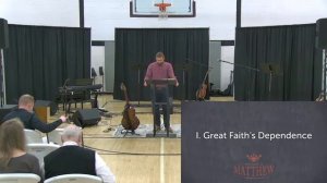 Matthew 15:21-28: "Faith in an Unlikely Place": Pastor Bryce Hamilton