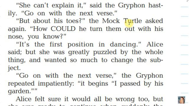 Alice's adventures in Wonderland. Chapter 10. Audio. Разбор. смотреть онлайн