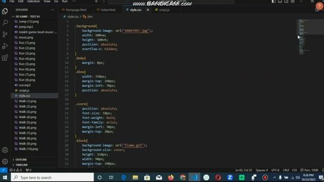 JavaScript 2D Game Development | Java Institute | K.B.Sanuli Nethya