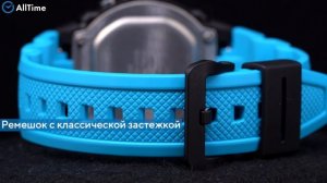 Обзор часов Casio Collection W-219H-2A2VEF с хронографом. Японские наручные часы. Alltime