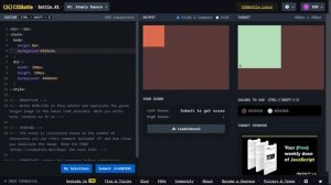 CSS Battle - Simply Square | Target #1 | Tamil | Beginner Friendly Solution | CSS Challenge