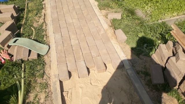 Брусчатка на песок спустя 10лет.