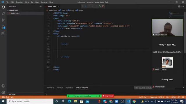 How to Use While Loop | For Loop & Array in JavaScript | Freelancing Bangla | Batch 4 | Class #16