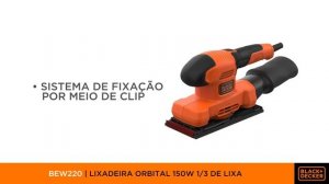 BEW220 - LIXADEIRA ORBITAL 150W 1/3 DE LIXA