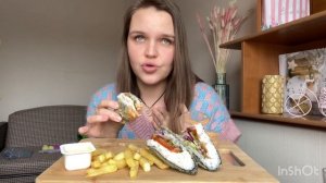 МУКБАНГ ?роллы сандвич/ как пережить встречу с бывшим??/ Mukbang /