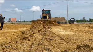 Строительство, активная наземная съёмка, засыпка, планировка