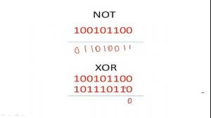 Binary logic operations (Bitwise and or not xor)