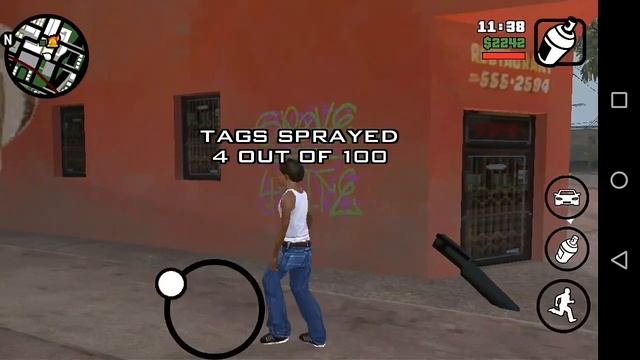 Не самое быстрое прохождение гта сан андреас Миссия:Графити грув на телефоне смотреть онлайн