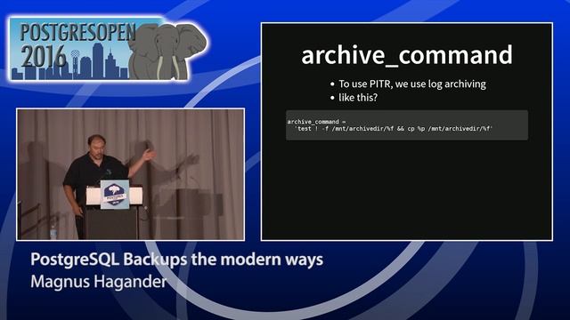 PostgreSQL Backups the modern ways - Magnus Hagander смотреть онлайн