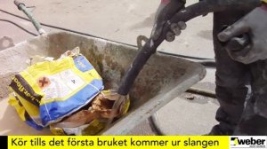 Uppstart, körning, rengöring av blandarpump Duo-Mix