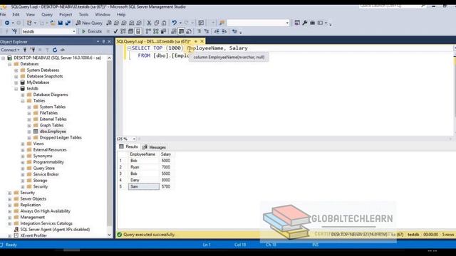 Basic SQL - Create Table, Select, Data Types, Insert, Delete, Top, Where Statements
