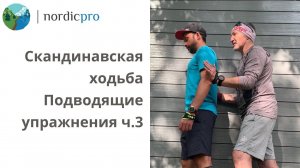 Скандинавская ходьба. Подводящие упражнения часть 3.