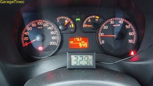 Фиат Добло /Замерил температуру в салоне (Fiat Doblo)