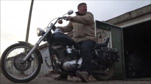 55.100 Harley-Davidson Как мы 3 го декабря мотоциклы своим ходом в  теплый бокс перегоняли