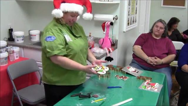 Susan Carberry's Christmas cake decorating Demonstration Day 2013 Part 1 смотреть онлайн