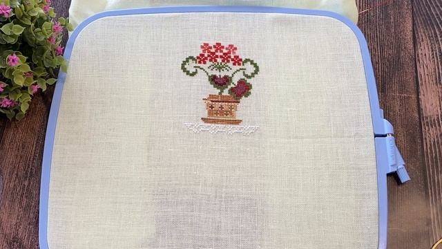 Вышивальная неделя: старт : Сэмплер "Комнатные растения" Совиный лес,процессы и планы. смотреть онлайн