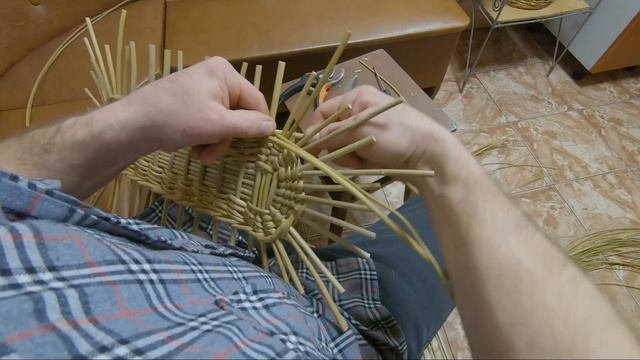 ПРЯМОУГОЛЬНОЕ ДОНЫШКО ДЛЯ КОРЗИНЫ #лозоплетение