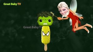 Wrong Heads Spiderman Ice Cream Learn Colors Baby Finger Family Song Nursery Rhymes