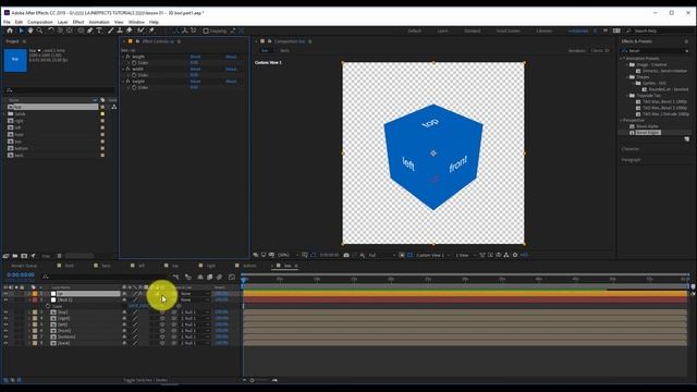 How to Create 3D BOX in After Effects - After Effects Tutorial (Part 01)