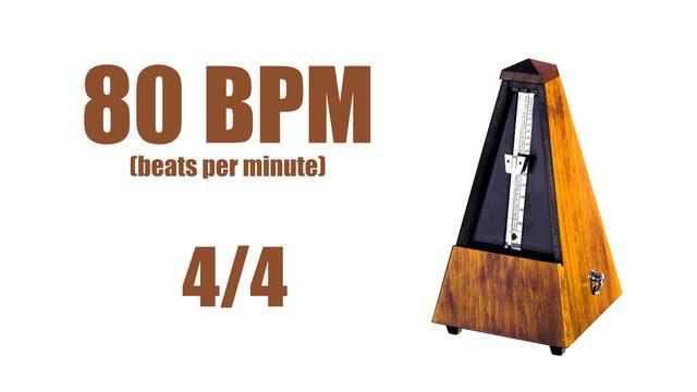 80 BPM Metronome 4/4 – Best Online Metronome 80 Beats Per Minute смотреть онлайн