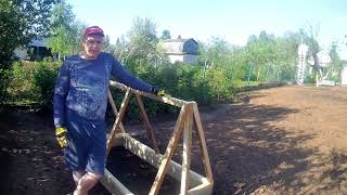 #4 Дача. уДачный парник своими руками с откидным верхом.
