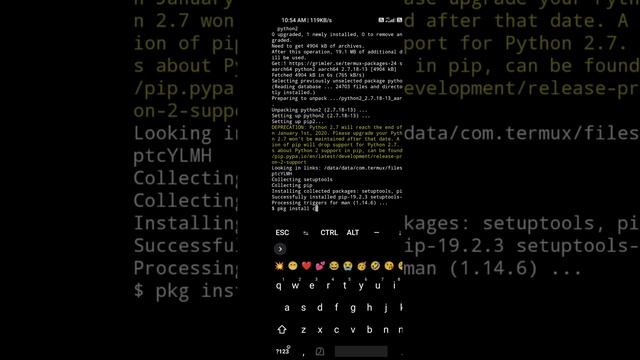 first step in termux смотреть онлайн