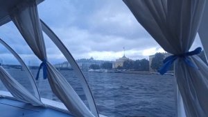 Теплоход Метеор Санкт-петербург-Петергоф/Поездка по Неве на метеоре