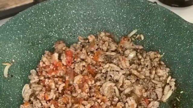 Обалденная,  сочная капуста а -ля болоньезе Идеально как на обед , так и на ужин??