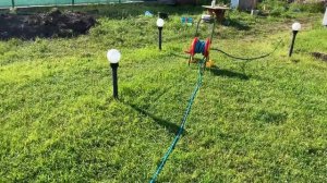 Установка бассейна. 2 этап_ установка каркасного бассейна Bestway