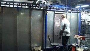 Конвейерная линия порошковой покраски(1)