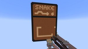 How to make working game Snake in Minecraft // Как сделать рабочую игру змейка в Майнкрафте