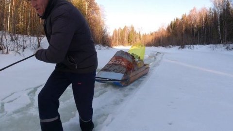 Жестокое испытание снегохода Буран.