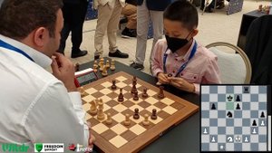 8-year-old boy's fearless attack | GM Rauf Mamedov vs Roman Shogdzhiev | World Rapid 2023
