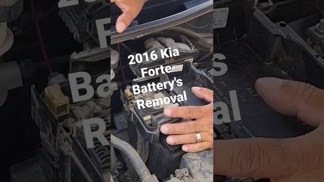 Kia Forte Battery's removal