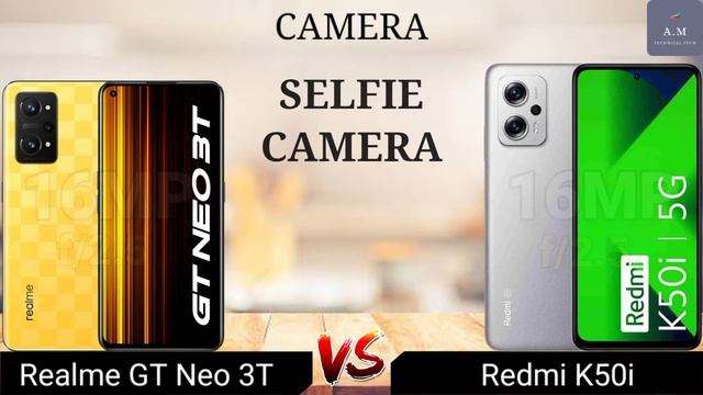 Realme GT Neo 3T Vs Redmi K50i || Full Comparison